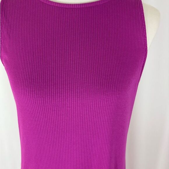 LOFT Sleeveless Magenta Maxi Dress - Picture 3 of 7